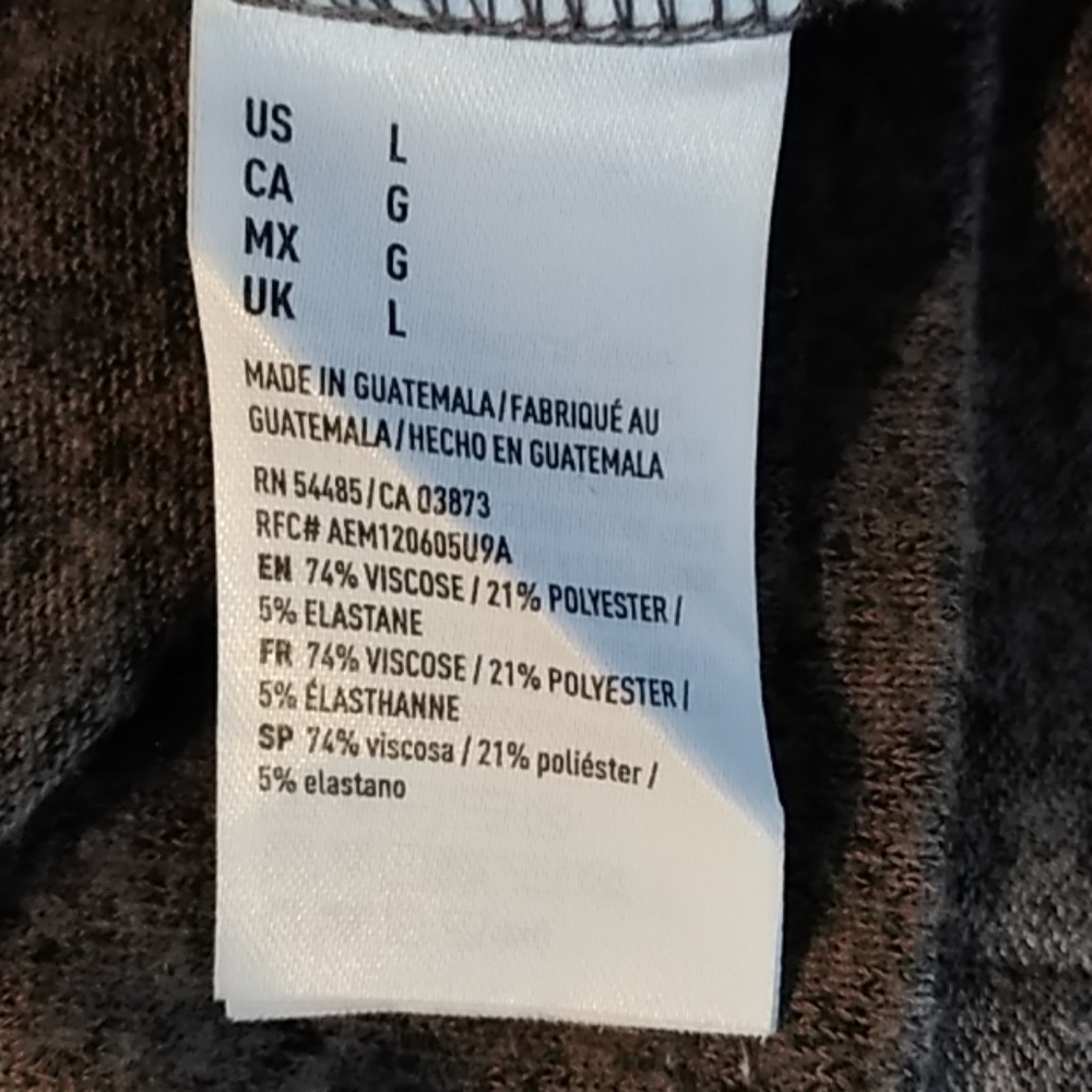 NWT AEO Soft & Sexy Plush Hooded Cardigan size L - Picture 7 of 7
